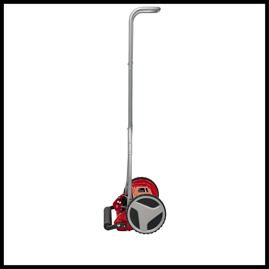 Einhell Hand-Rasenmäher GC-HM 300 (für bis zu 150 m², 30 cm Schnittbreite, kugelgelagerte Mähspindel mit 5 hochwertigen Stahlmessern, 4-stufige Schnitthöheneinstellung 13-37 mm, 16 l-Fangkorb)