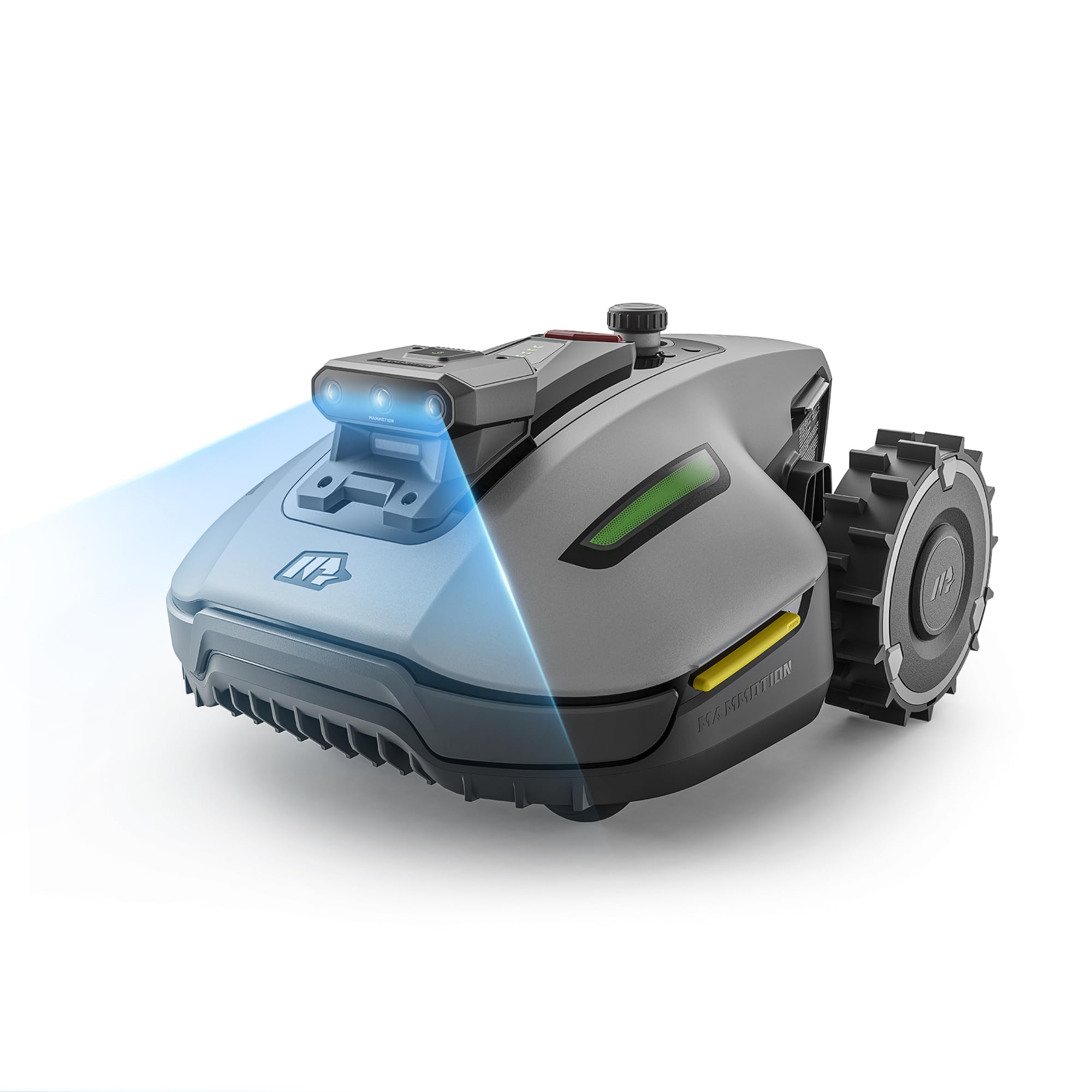 MAMMOTION YUKA mini 2 500 Mähroboter ohne Begrenzungskabel, Empf. 500 m², Kein RTK, Kein Signalabbruch, KI TrueVision-Navigation, Auto-Mehrzonen-Kartierung, DropMow, RWD für 45% Steigung, 4.5Ah-Akku