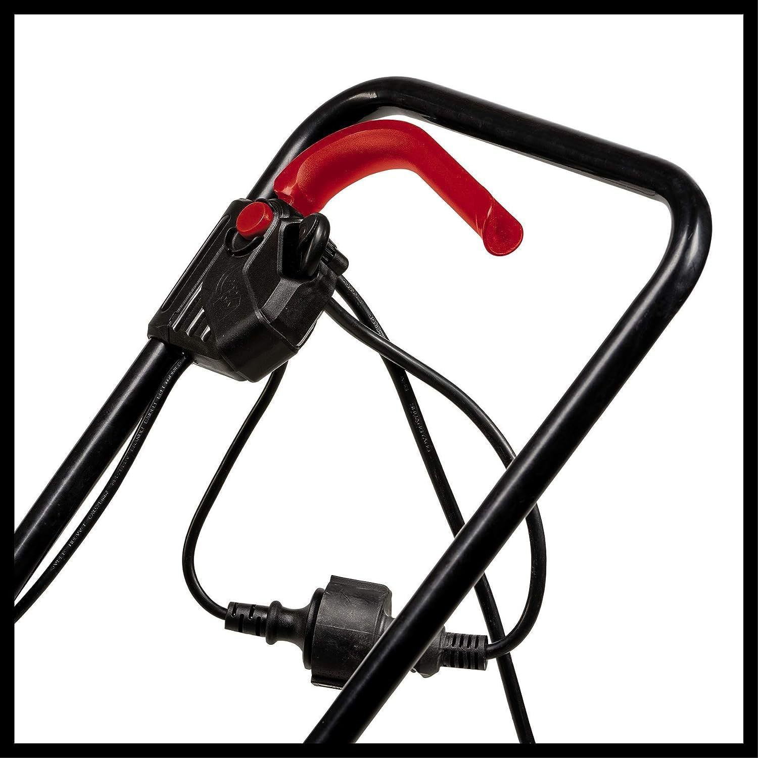Einhell Elektro-Rasenmäher GC-EM 1032 (1.000 W, empfohlen für Rasenflächen bis 300 m², 3-stufige Einzelrad-Schnitthöhenverstellung, klappbarer Führungsholm, 30 l-Grasfangbox)