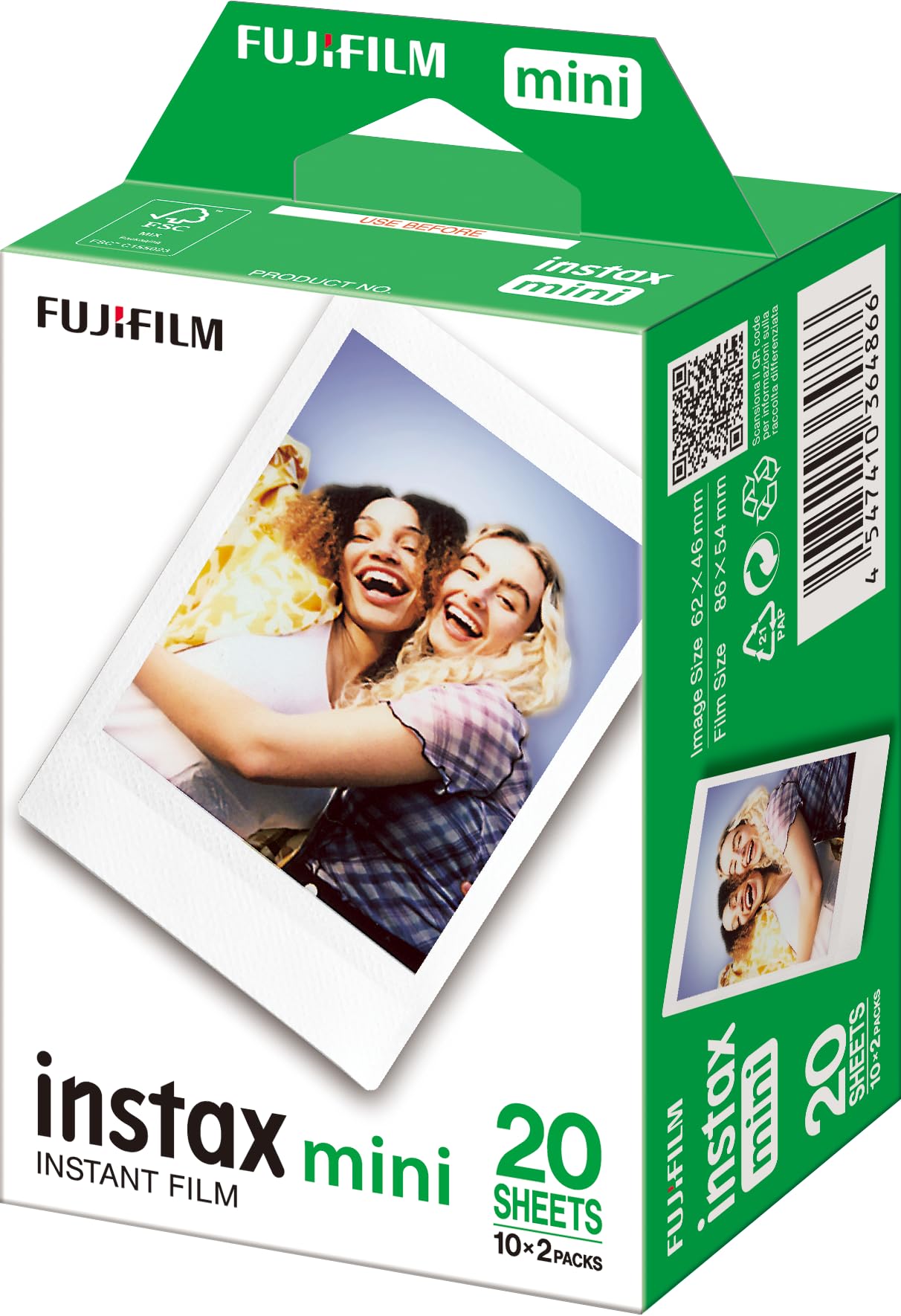 instax film mini 2x10, biały